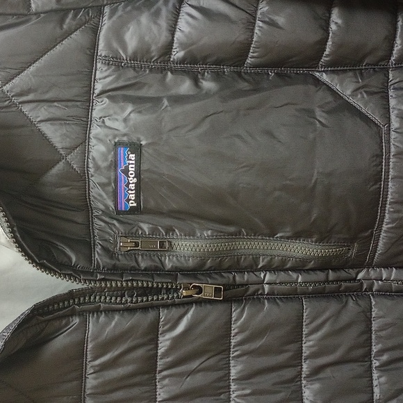 ❄️PATAGONIA "RADALIE" DARK GRAY LONG QUILTED PUFFER WOMEN'S PARKA COAT - Picture 5 of 13